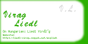 virag liedl business card